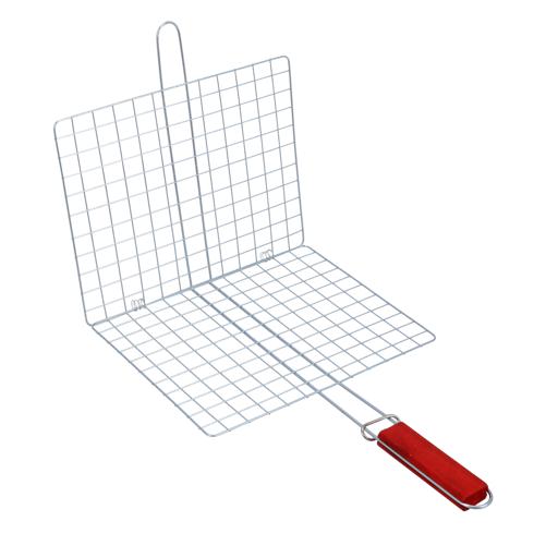 Grilling Basket Metal Mesh Barbecue Sausage Grilling Rack Net