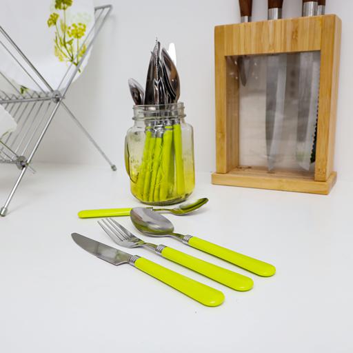 display image 8 for product Delcasa 16Pcs Cutlery Set - Stainless Steel, Include Knives/Forks/Spoons/Teaspoons, Mirror