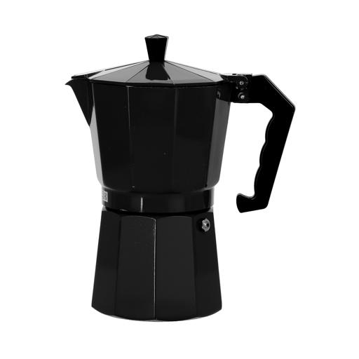 display image 0 for product Espresso Coffee Maker, Aluminium Coffee Maker, RF10438 | Polymer Stay Cool Handle and Knob | Can Be Used on Any Gas Stove or Electric Stove Top | 150ml Capacity