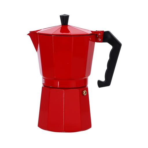 display image 0 for product Espresso Coffee Maker, Aluminium Coffee Maker, RF10440 | Polymer Stay Cool Handle and Knob | Can Be Used on Any Gas Stove or Electric Stove Top | 450ml Capacity
