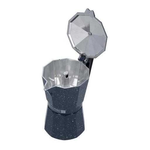 display image 6 for product Espresso Coffee Maker, Aluminium Coffee Maker, RF10440 | Polymer Stay Cool Handle and Knob | Can Be Used on Any Gas Stove or Electric Stove Top | 450ml Capacity