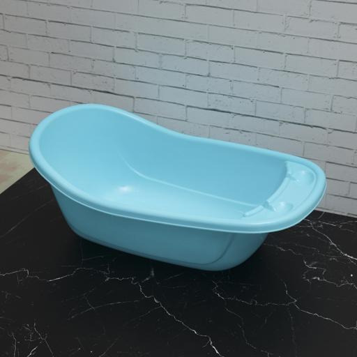 display image 1 for product Baby Bath Tub, Good Quality Plastic Material, RF10446 | Ergonomic And Spacious, Soft Curved | Durable, Lightweight
