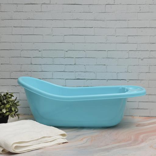 display image 3 for product Baby Bath Tub, Good Quality Plastic Material, RF10446 | Ergonomic And Spacious, Soft Curved | Durable, Lightweight