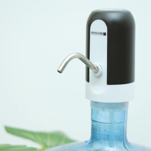display image 1 for product Automatic Water Dispenser, One-Touch Button Water, RF10474 | 1300mAh Powerful Battery | Rechargeable with USB Cable | No Water Leakage | Rust-Proof, Stainless Steel Pipe