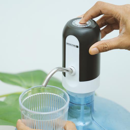 display image 3 for product Automatic Water Dispenser, One-Touch Button Water, RF10474 | 1300mAh Powerful Battery | Rechargeable with USB Cable | No Water Leakage | Rust-Proof, Stainless Steel Pipe