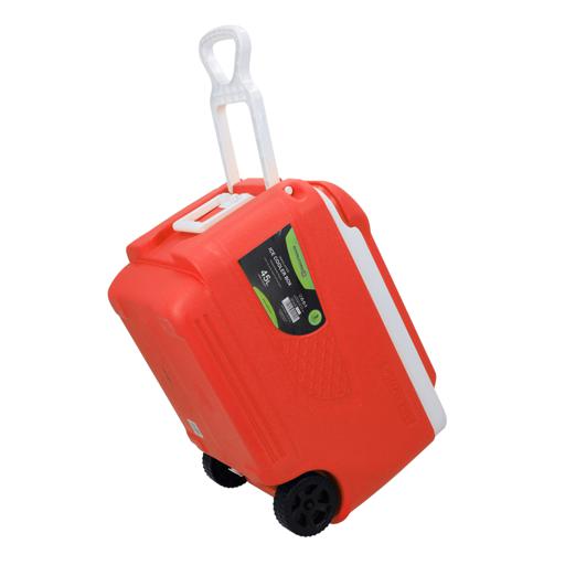 display image 0 for product Insulated Ice Cooler Box, 45L Portable Ice Chest, RF10482 | 3 Layer PP-PU-HDPE | Premium Quality Polymer | Thermal Insulation | Ice Cooler with Wheels & Handle