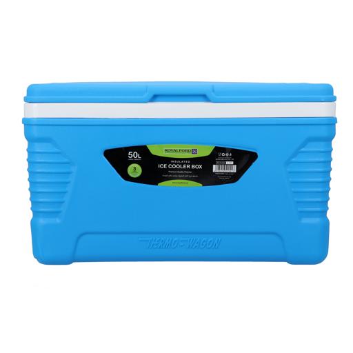 Insulated Ice Cooler Box, 50L Portable Cooler Box, RF10483 | 3 Layer PP-PU-HDPE | Premium Quality Polymer | Thermal Insulation Cooler Box hero image