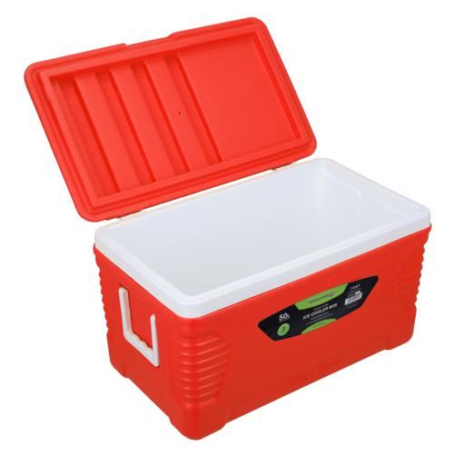 display image 7 for product Insulated Ice Cooler Box, 50L Portable Cooler Box, RF10483 | 3 Layer PP-PU-HDPE | Premium Quality Polymer | Thermal Insulation Cooler Box