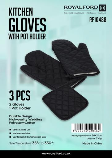 Insulated Cotton Mittens Pot Holders Sets Oven Mitts - China Oven