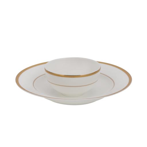 display image 4 for product Premium Porcelain Dinner Set, 20pcs Set, RF10490 | Chip Resistant | Dishwasher Safe | Freezer Safe | Plates, Dishes, Bowls, Spoons, Service For 6