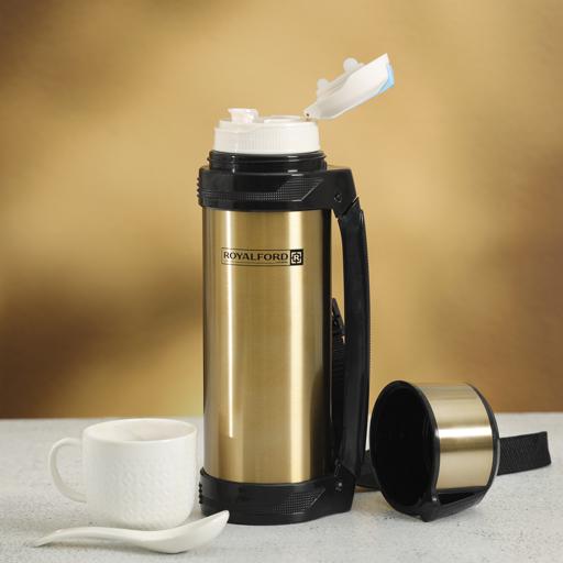 Thermos Insulated Water Bottle Vacuum Flask Cup with Handle cup Hot Cold  Drink