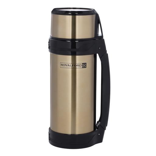 1.5 L STAINLESS STEEL VACUUM THERMOS FLASK WITH CARRY HANDLE 