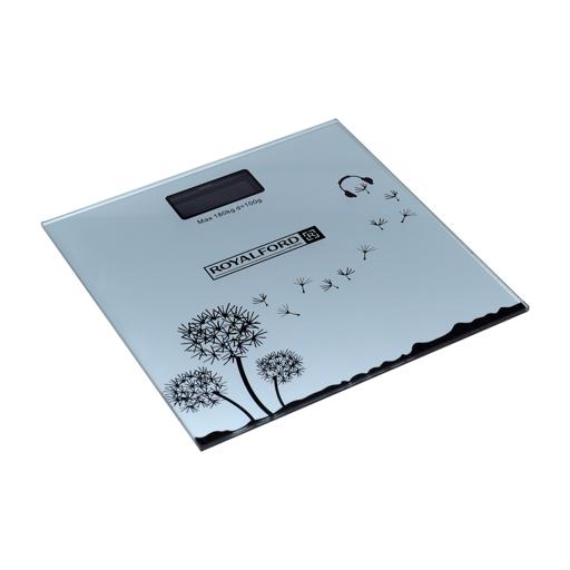 display image 5 for product Health Scale, LCD Digital Display Scale, Non-Slip, RF10502 | Super Slim Digital Body | Instant Reading Step-On Feature | Toughened Glass | Black Weight Bathroom Scales