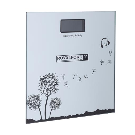 display image 11 for product Health Scale, LCD Digital Display Scale, Non-Slip, RF10502 | Super Slim Digital Body | Instant Reading Step-On Feature | Toughened Glass | Black Weight Bathroom Scales