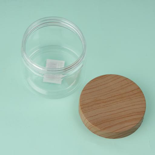 display image 4 for product Round Air-Tight PET Jar, 150ml Plastic Container, RF10504 | Transparent Storage Jar | BPA-Free Container for Display, Pantry, Home & Kitchen Storage