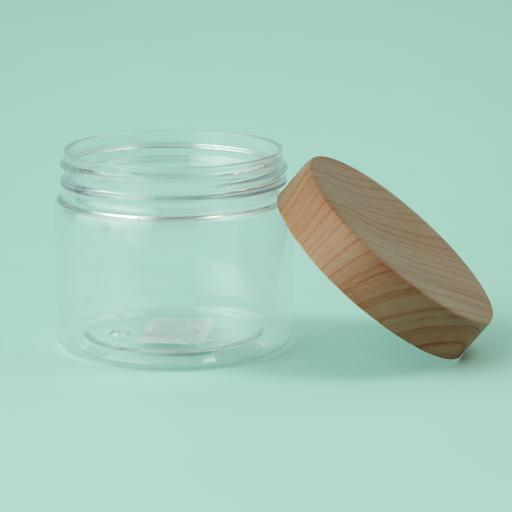 display image 2 for product Round Air-Tight PET Jar, 150ml Plastic Container, RF10504 | Transparent Storage Jar | BPA-Free Container for Display, Pantry, Home & Kitchen Storage