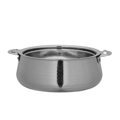 display image 6 for product Hilux Double Wall Stainless Steel Hot Pot, 3500ML, RF10534 | Firm Twist Lock | Strong Handles with Heavy-Duty Rivets | Steel Serving Pot, Steel Chapati Storage Box, Roti Serving Pot