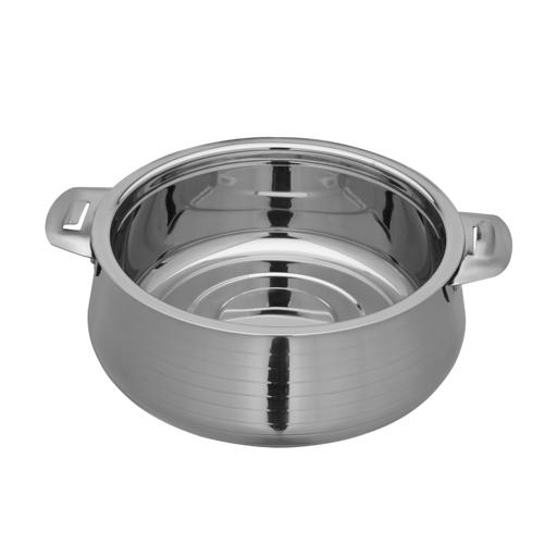 display image 5 for product Hilux Double Wall Stainless Steel Hot Pot, 3500ML, RF10534 | Firm Twist Lock | Strong Handles with Heavy-Duty Rivets | Steel Serving Pot, Steel Chapati Storage Box, Roti Serving Pot