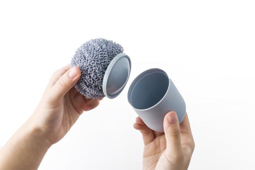 Kitchen Dishwashing Sponge Cleaning Ball With Handle