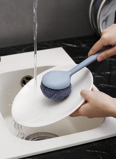 Pots Scrubber Brush, Cleaning Ball Scrubber, Pot Cleaning Scrubber