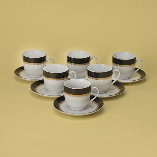 display image 2 for product Royal Ford  12Pcs Tea Cup and Saucer Set