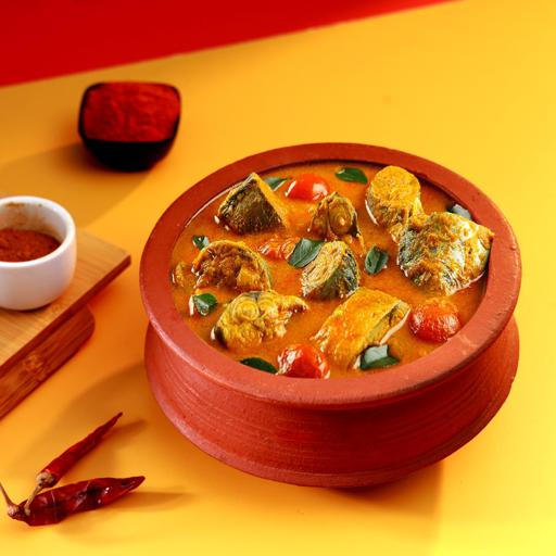 display image 1 for product Deep Fish Curry Pot, Handmade 100% Natural Clay Pot, RF10579 | Non-Toxic & Eco-Friendly Clay Cookware | Can Be Used on Gas Stove or Open Fire | Clay Pot for Cooking & Serving