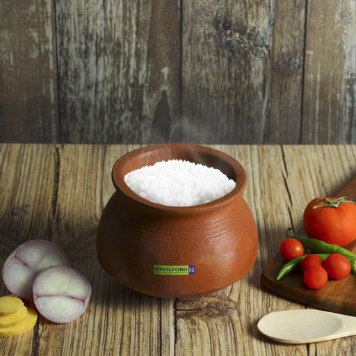 display image 4 for product Rice Kalam, 100% Natural Clay Handmade Cookware, RF10580 | Non-toxic & Eco-Friendly | Can be used on Gas Stove or Open Fire | Earthen Pot/ Clay Pot for Rice, Curry