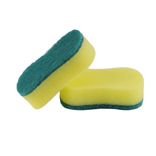 2PCS Grip Abrasive Cleaning Sponges - China Kitchen Sponge Scourer