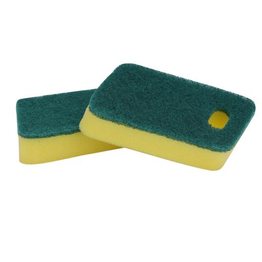 2PCS Grip Abrasive Cleaning Sponges - China Kitchen Sponge Scourer