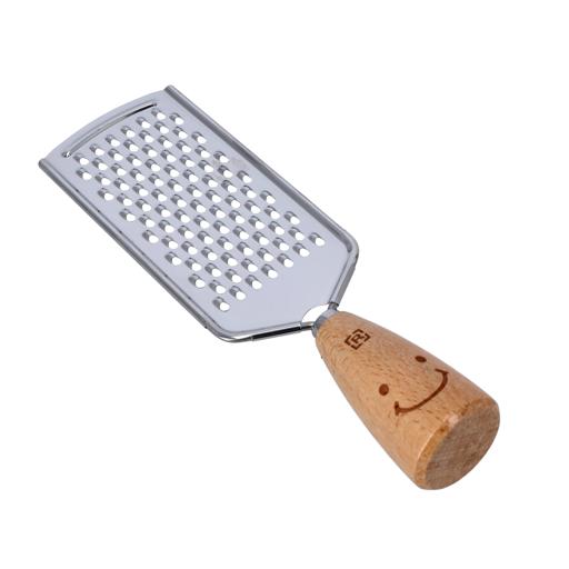 display image 5 for product Cheese Grater, Stainless Steel with Wooden Handle, RF10660 | Handheld Shredder for Fruit, Vegetables, Nuts, Cheese & Zest | Comfortable & Non-Slip