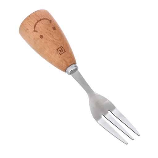 display image 6 for product Table Fork, Stainless Steel with Wooden Handle, RF10665 | Classic Dinner Fork | Ideal for Eating Salad, Dessert, Appetizer, Fruit Salad, Chinese Food
