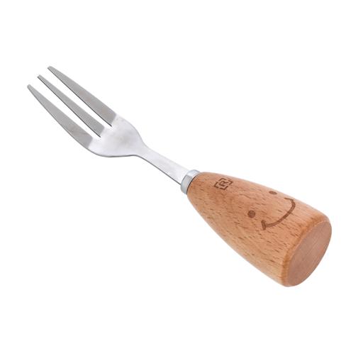display image 5 for product Table Fork, Stainless Steel with Wooden Handle, RF10665 | Classic Dinner Fork | Ideal for Eating Salad, Dessert, Appetizer, Fruit Salad, Chinese Food