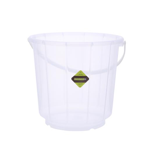 display image 4 for product Transparent Bucket with Lid, 5L Plastic Bucket RF10689 | Comfortable Handle for Easy Grip | Multifunctional | Ideal for Home, Garden, DIY Bucket | Leakproof Bucket with Lid