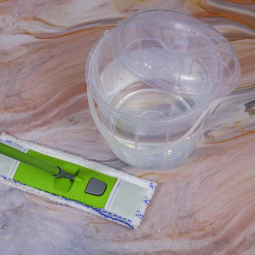 display image 1 for product Transparent Bucket with Lid, 25L Plastic Bucket RF10696 | Comfortable Handle for Easy Grip | Multifunctional | Ideal for Home, Garden, DIY Bucket | Leakproof Bucket with Lid