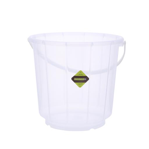 display image 7 for product Transparent Bucket with Lid, 25L Plastic Bucket RF10696 | Comfortable Handle for Easy Grip | Multifunctional | Ideal for Home, Garden, DIY Bucket | Leakproof Bucket with Lid