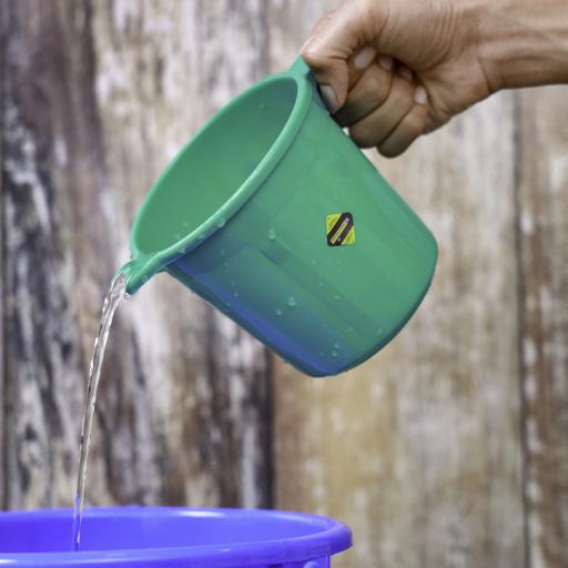 display image 2 for product Royal Mug, Comfortable Handle for Easy Grip, 1L, RF10697 | Premium Plasticware | Sturdy, Long Lasting Design | Multifunctional | Ideal for Home, Garden, DIY