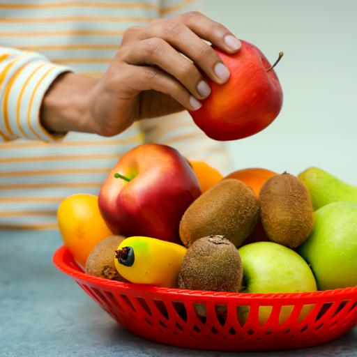 display image 2 for product Plastic Fruit Tray, Fruit Bowl for Kitchen Counter, RF10711 | High Quality Polypropylene Fruit Holder | Modern Fruit Basket | Round Display Fruit Bowl