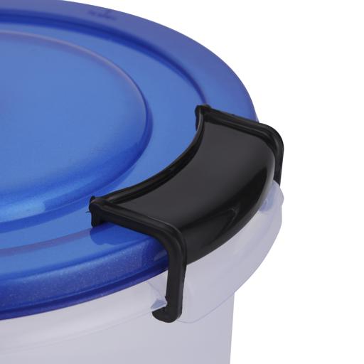 1 liter Round Plastic bucket with lid Food Grade Polypropylene storage  container Food Liquid Refillable bottle Airtight