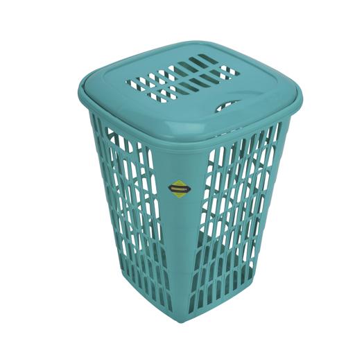 display image 5 for product Laundry Basket with Lid, Laundry Hamper with Handles, RF10719 | Airflow Design Laundry Basket | Washing Bin, Dirty Clothes Storage, Bathroom, Bedroom, Closet