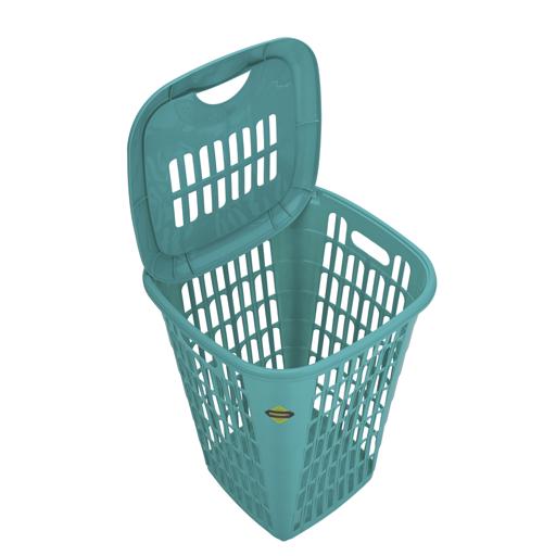 display image 6 for product Laundry Basket with Lid, Laundry Hamper with Handles, RF10719 | Airflow Design Laundry Basket | Washing Bin, Dirty Clothes Storage, Bathroom, Bedroom, Closet