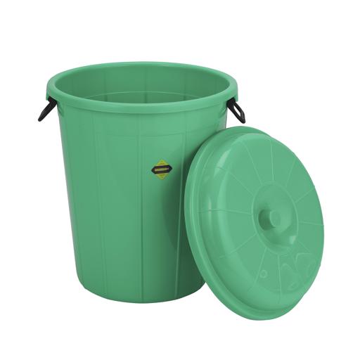 display image 7 for product Plastic Drum with Lid, Laundry Hamper with Handles, RF10720 | 30L Washing Bin, Dirty Clothes Storage, Bathroom, Bedroom, Closet, Laundry Basket