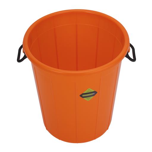 display image 7 for product Plastic Drum with Lid, Laundry Hamper with Handles, RF10721 | 40L Washing Bin, Dirty Clothes Storage, Bathroom, Bedroom, Closet, Laundry Basket