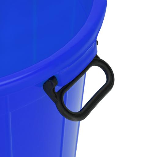 display image 7 for product Plastic Drum with Lid, Laundry Hamper with Handles, RF10724 | 100L Washing Bin, Dirty Clothes Storage, Bathroom, Bedroom, Closet, Laundry Basket