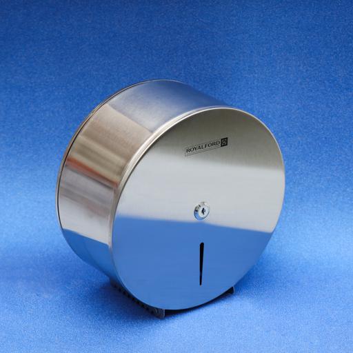 display image 2 for product Royalford Stainless Steel Paper Roll Dispenser - Wall Mounted