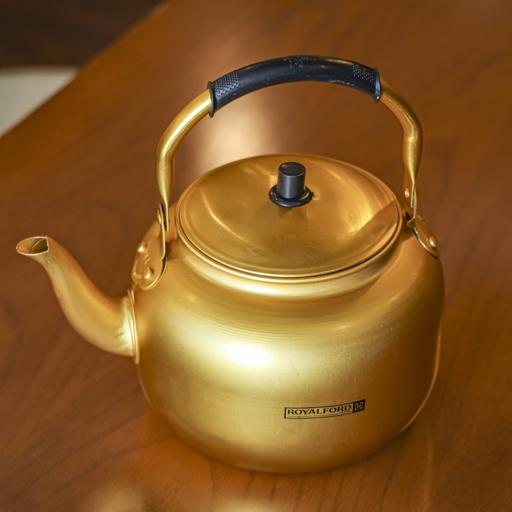 display image 2 for product Royalford 4 Litre Aluminium Tea Kettle - Golden