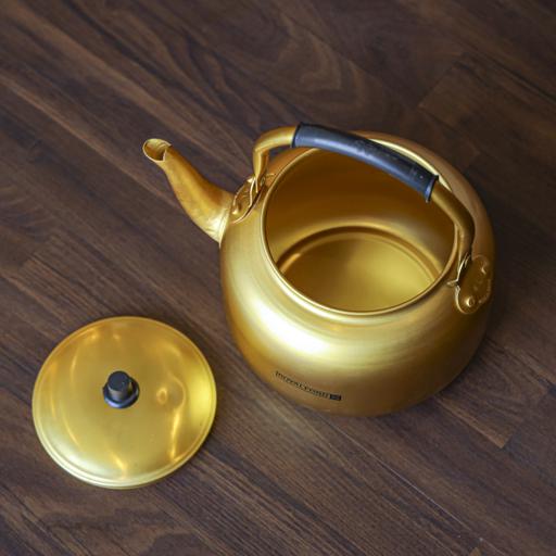 display image 3 for product Royalford 4 Litre Aluminium Tea Kettle - Golden