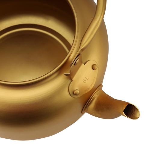 Royalford 6 Litre Aluminium Tea Kettle - Golden