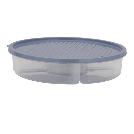 display image 0 for product Smart Storage Container, 5 Compartment Design, RF10789 | 2L Transparent Container | Reusable & Freezer Safe | Portable & Long-Lasting Design | Keeps Food Fresh | Multifunctional