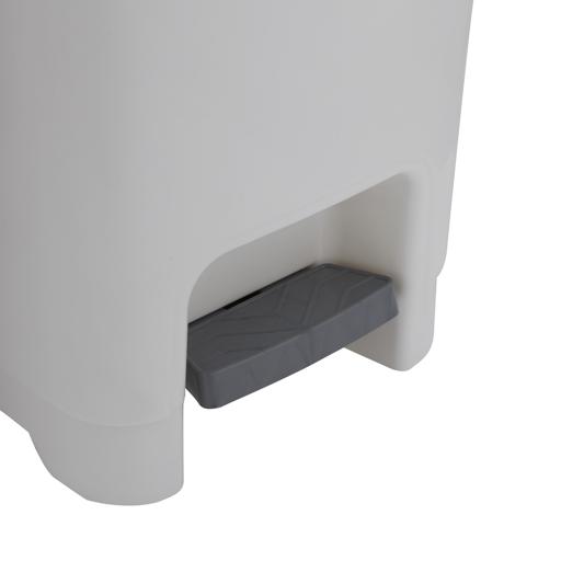 display image 6 for product Slim Pedal Dust Bin, 15L Plastic Waste Bin, RF10794 | Practical Slim Bin for Bathroom, Kitchen or Office | Foot Pedal Trash Bin for Commercial Purpose