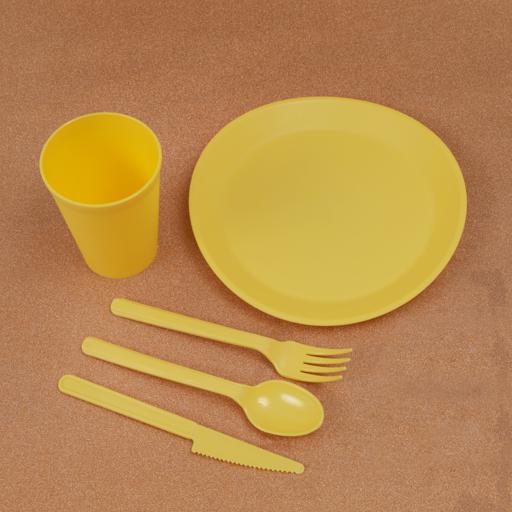 display image 3 for product Royalford 32Pc Charizma Picnic Dinner Set